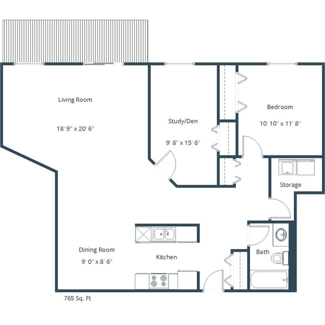 Floorplan - Columbia West Apartment Community