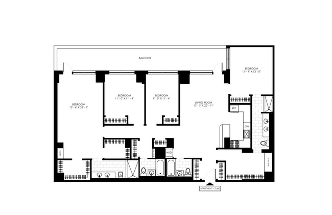 Floorplan - Yorkshire Towers
