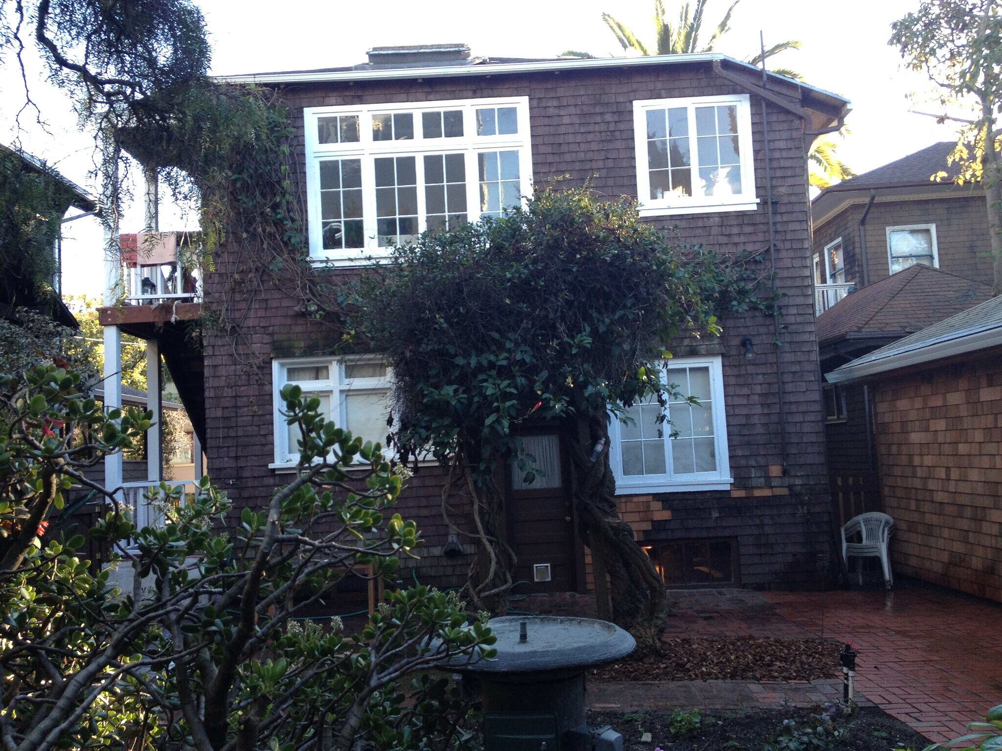 Back of house overlooking garden - 2615 Parker St