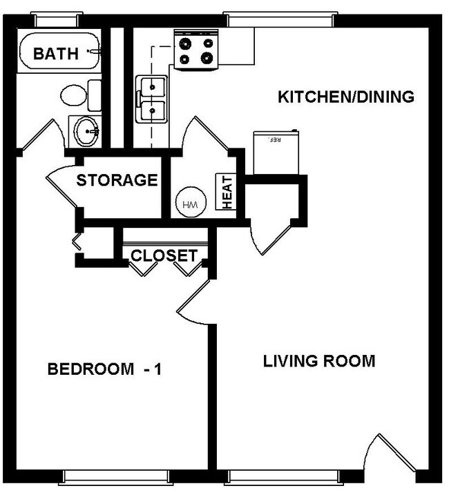 Floorplan - Springhill Apartments