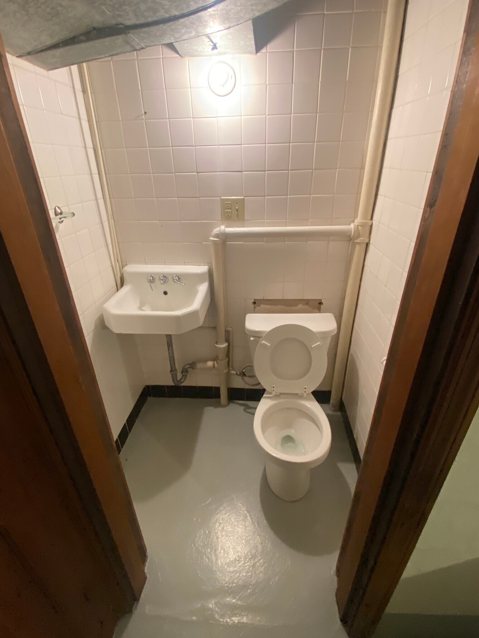 1/2 bath lower level - 246 S Prospect St