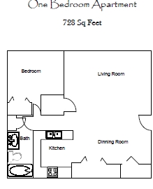 1BR/1BA - Huntington Place Apartments