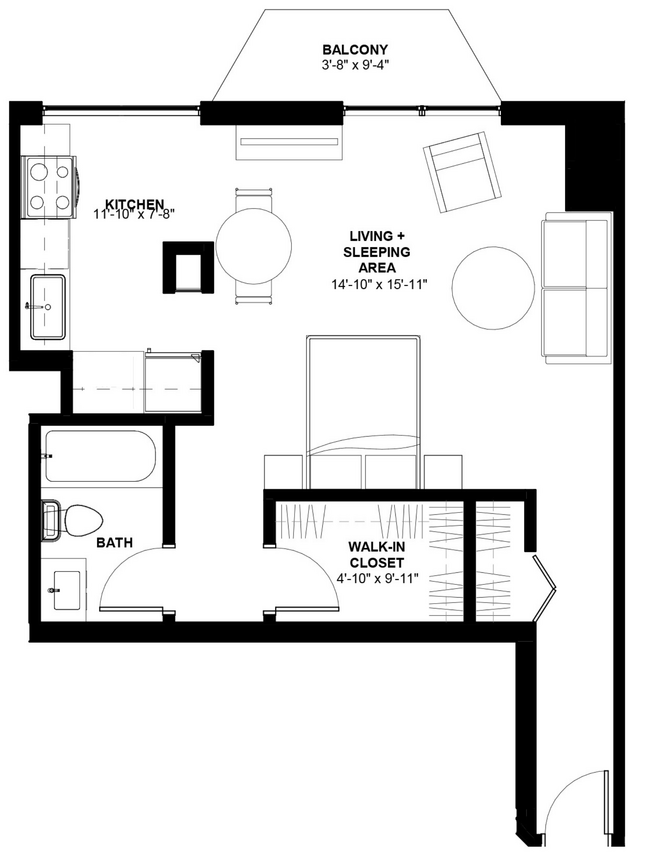 Floorplan - 1250 Lasalle