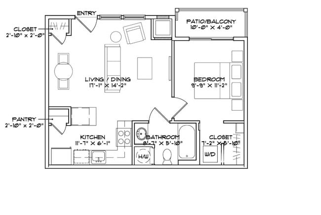 Floorplan - Park Sixty Four