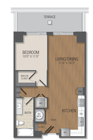 Floorplan - The Acadia at Metropolitan Park