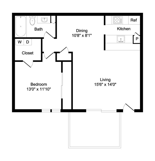 Floorplan - Regal Court Apartments