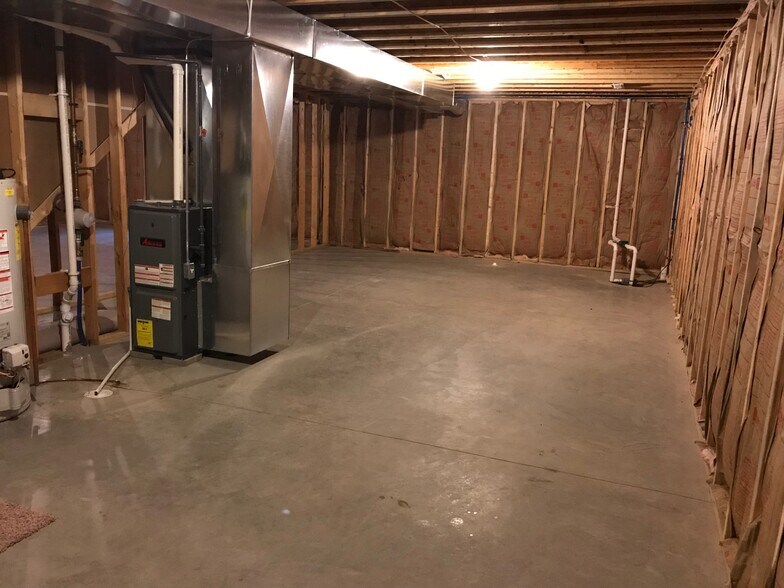 Utilities in unfinished basement - 104 Scenic Drive