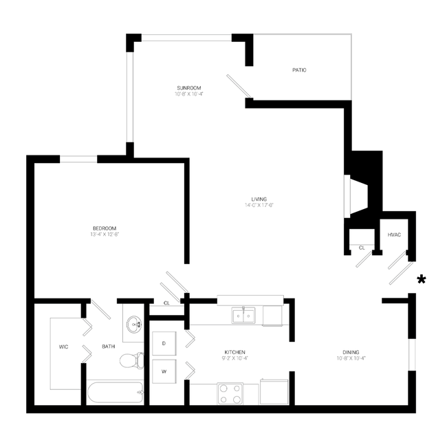 Floorplan - Birchwood at Boulders Apartments