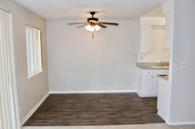 Dining Area w Ceiling Fan - 2502 Manhattan Beach Blvd