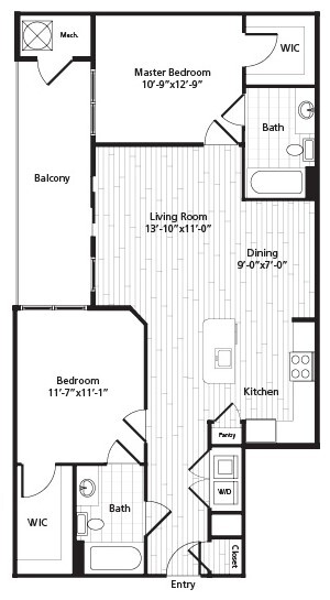 Floorplan - MetroPlace at Town Center