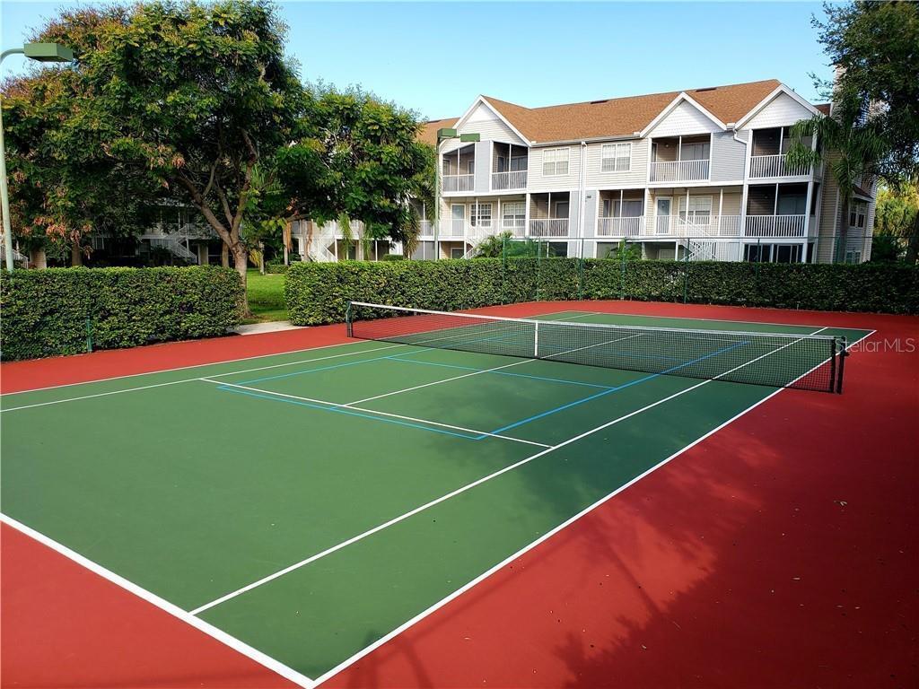 Tennis court. - 850 S Tamiami Trl