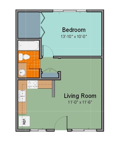 1BR/1BA - Berkshire Terrace