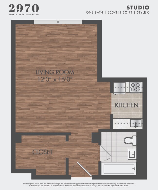 Floorplan - 2970 N Sheridan
