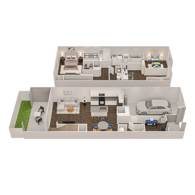 Floorplan - Kensington Place Townhomes
