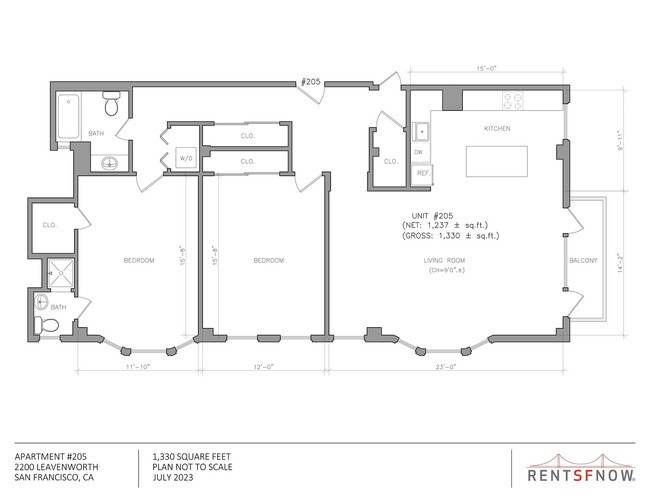 Floorplan - 2200 Leavenworth