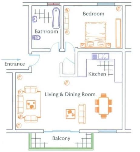 1BR/1BA - Echo Manor Apartments