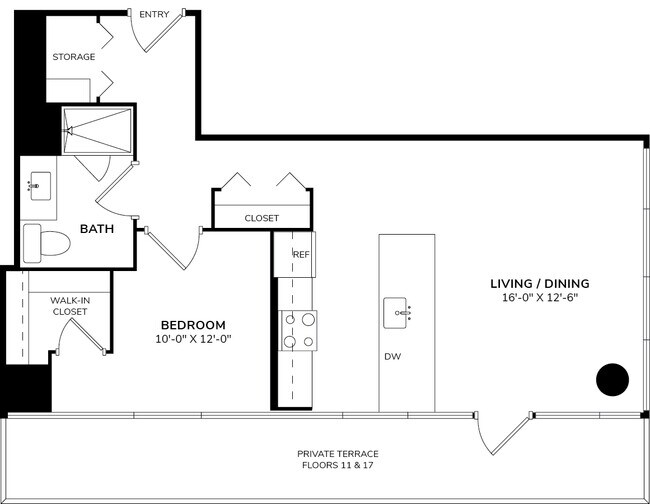 Floorplan - 640 North Wells