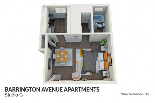Floorplan - Barrington Avenue Apartment Homes