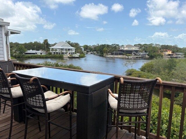 Private Third Floor Deck with great views of the water - 574 Ryans Woods Ln