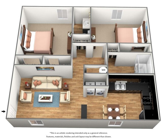Floorplan - Park Place Apartments
