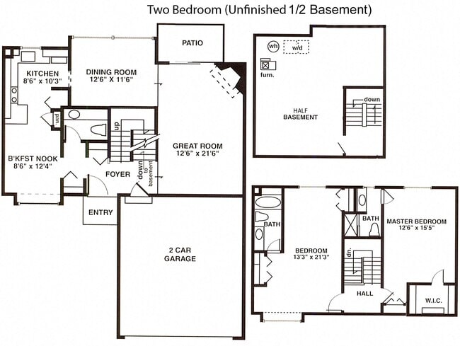 Floorplan - Weatherstone Townhomes