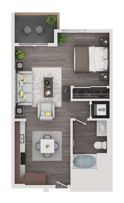 Floorplan - Fusion Encore Hollywood