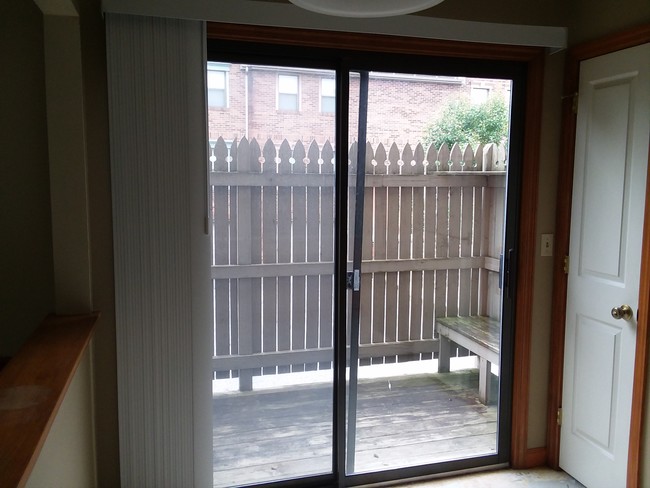 Slider to Balcony (private fenced) - 548 W New Castle St