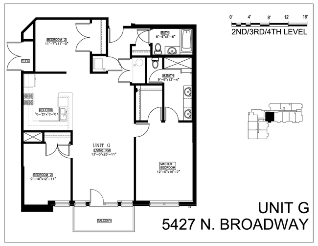 Floorplan - 5427 N Broadway