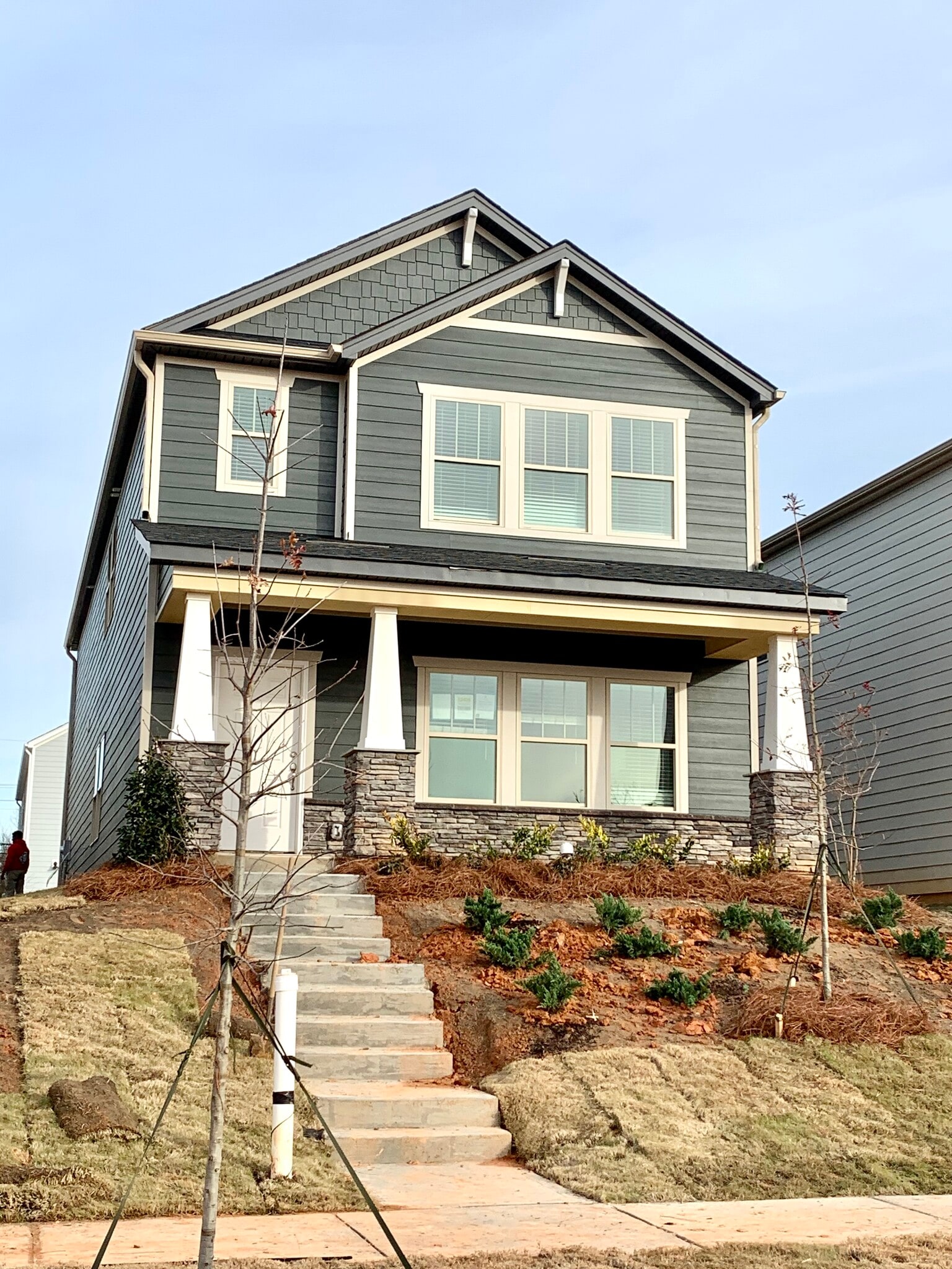 This is the house under construction and currently at the final stage - 12408 Larue Ln