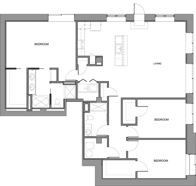 Floorplan - West Hill Apartments