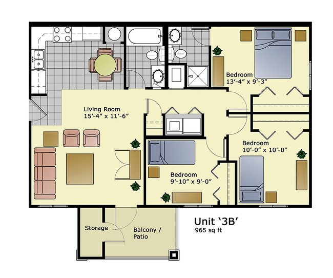 Unit 3B - Grandview Apartments