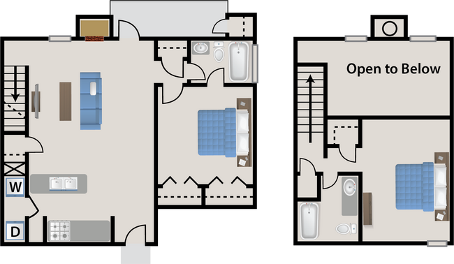 1029sqft 1bed1bath.png - Stratton Park Apartments