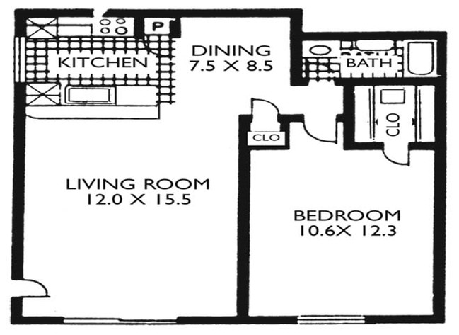 1BR/1BA - The Summit at Midtown