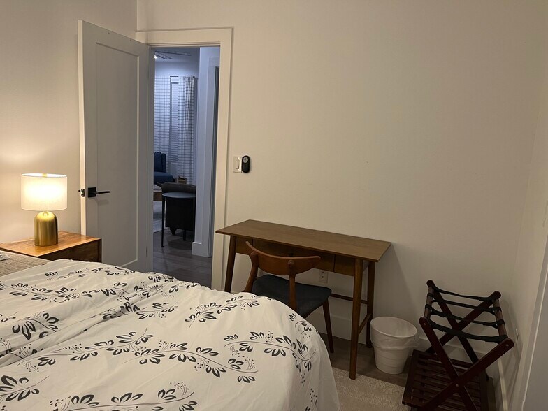 Bedroom 2 was rearranged to accommodate a writing desk. - 413 W Odell St