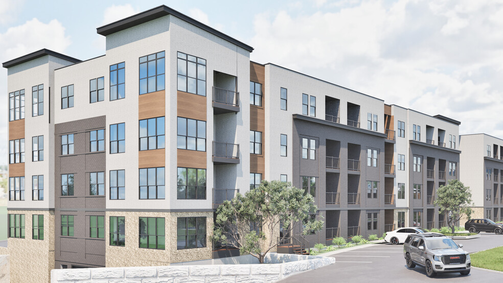 Exterior Rendering - Residences at DeForest Yards