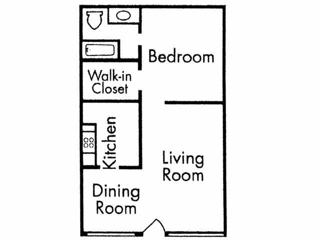 Floorplan - Spanish Crest Apartments