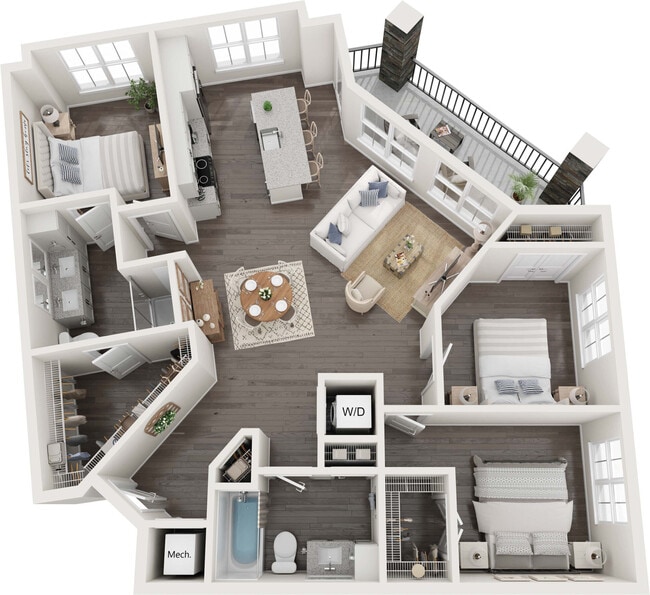 Floorplan - Venture at Long Shoals