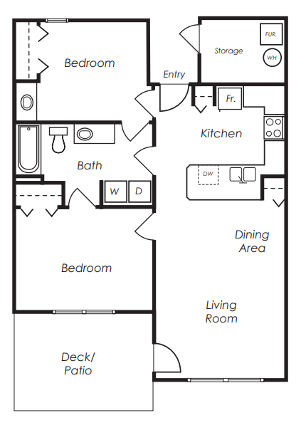 Floorplan - Ashlyn Place Apartments