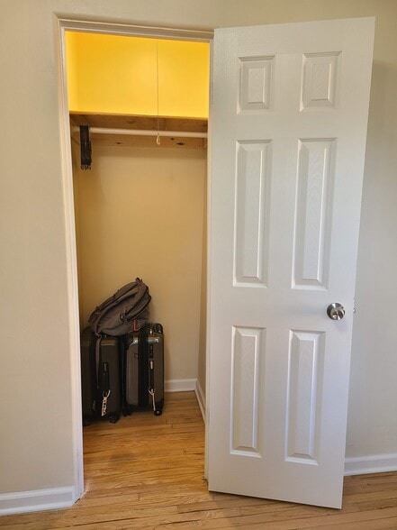 Downstairs bedroom #1 closet - 707 E Wood St