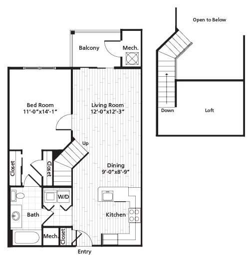 Floorplan - MetroPlace at Town Center