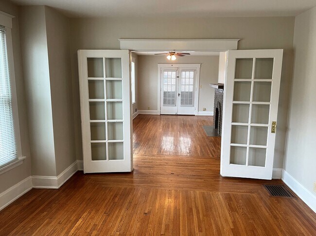 view from office/dining area to living room - 735 S Grand Ave