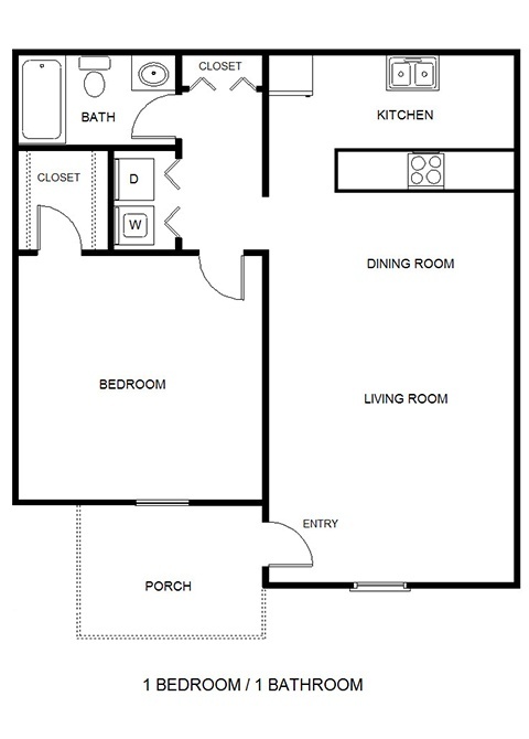 Floorplan - Valley Hill Senior Apartments