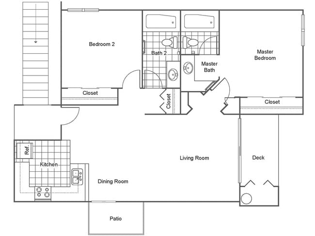 Floorplan - Del Flora Apartments