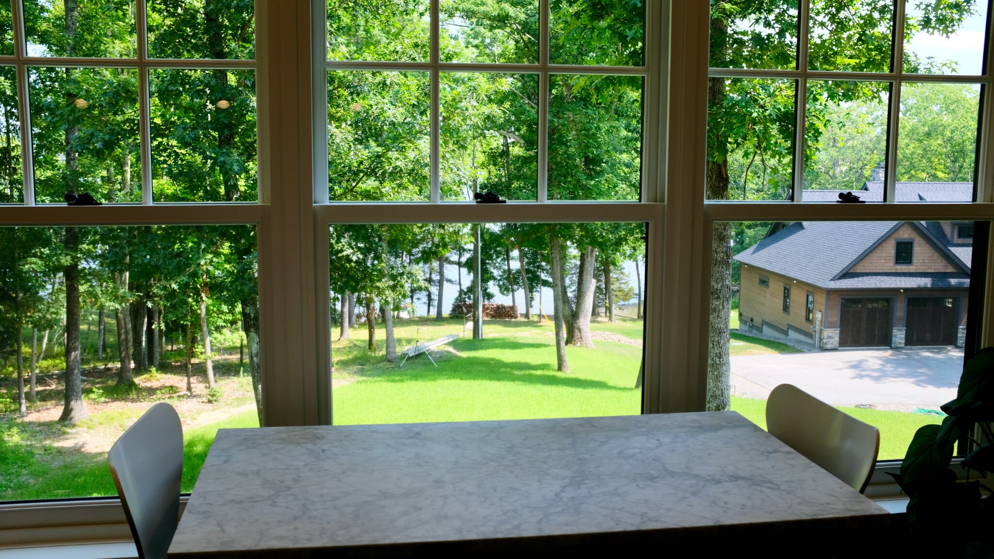 View of Little Bay from the dining table - 297 Durham Point Rd