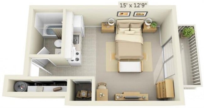Floorplan - Rolling Hills Apartments