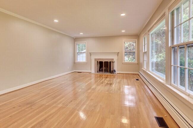 Spacious, light-filled living room - 114 Richards Rd