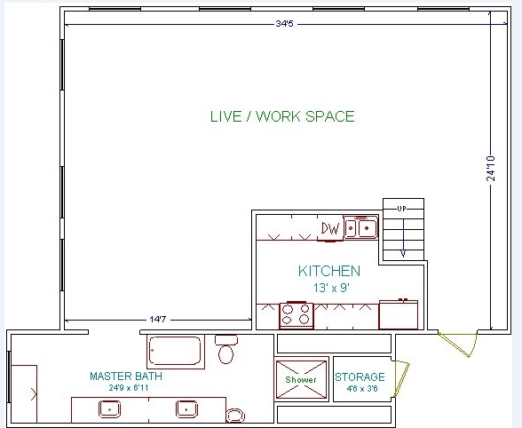 Floorplan - Pierce School Lofts