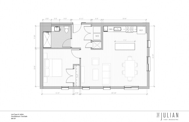 Floorplan - The Julian Apartments