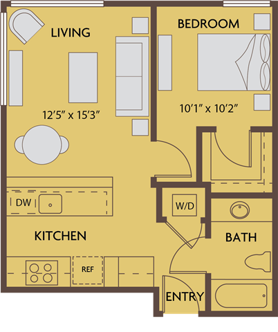 Floorplan - Greenhouse Apartments