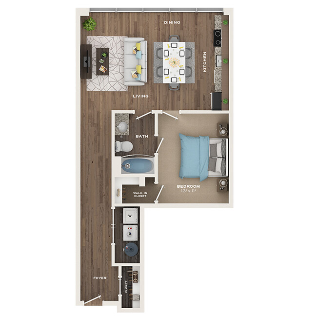 Floorplan - The Row on Merchant